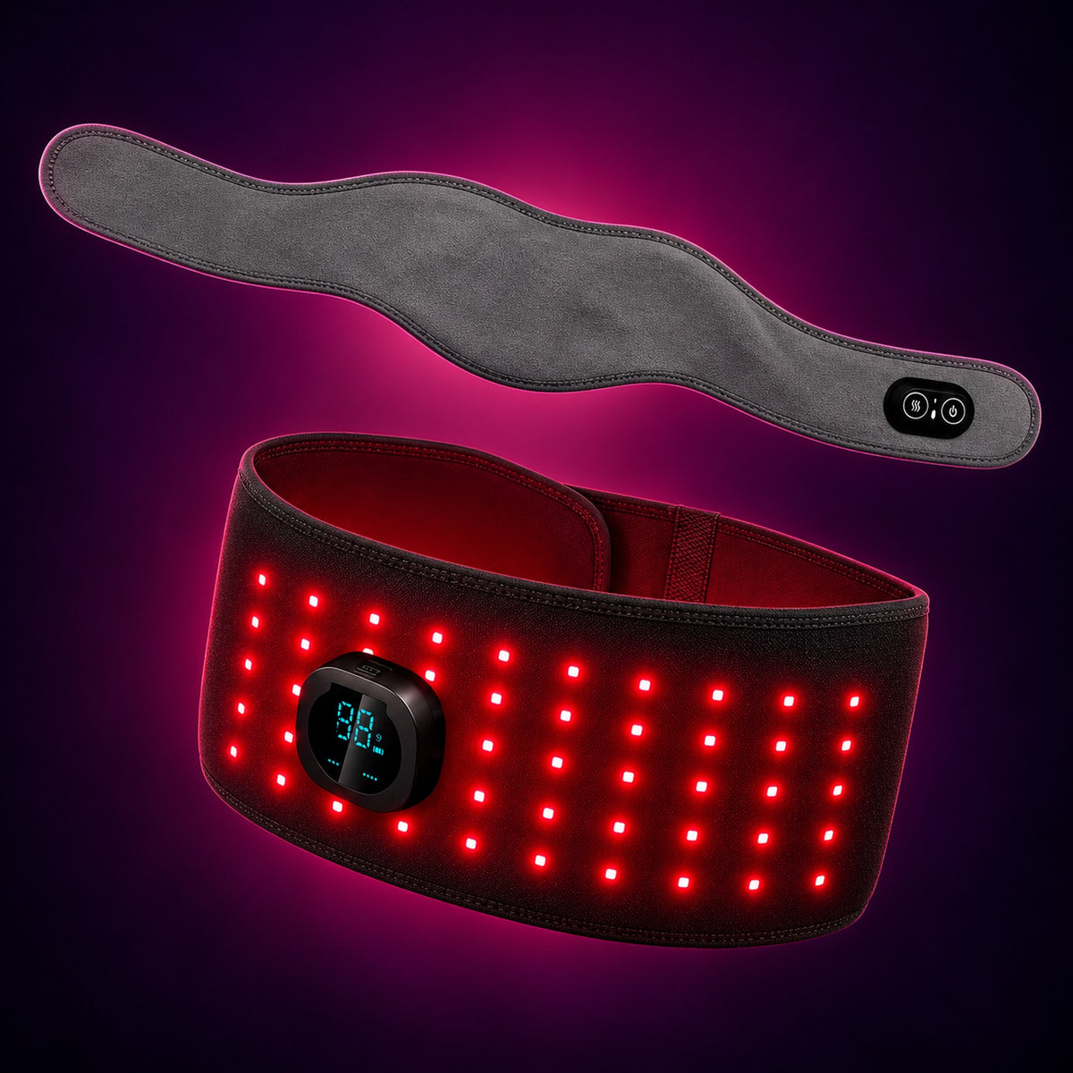 DrAcher Desk Recovery Kit: Wrap Elite back belt and Band Pro neck band