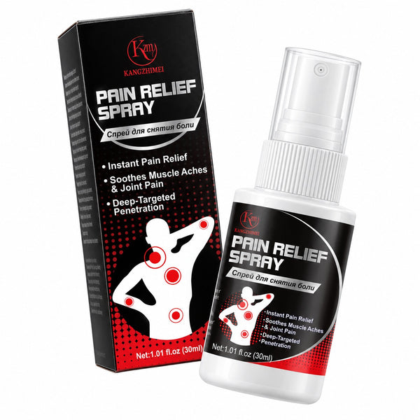 DrAcher Pain Relief Spray 30ml bottle with retail box