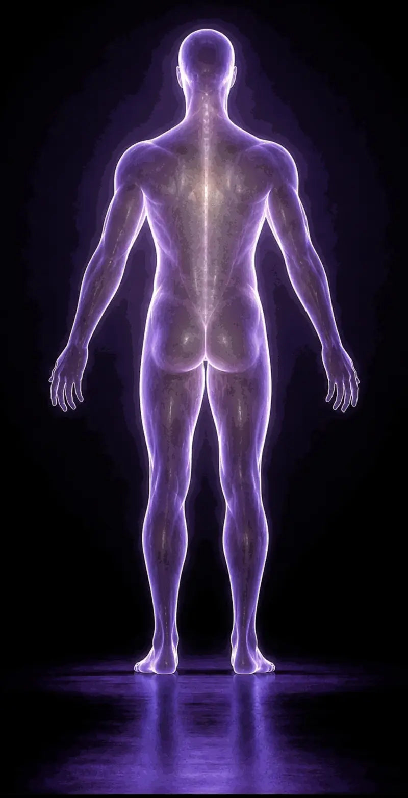 Back view of the body